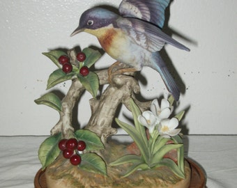 Stunning Andrea Bird Parula Warbler Figurine 7.75" tall! #AP