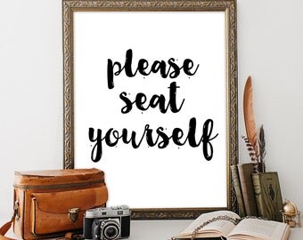 Guest Bathroom Decor Please Seat Yourself Rustic Accessories Wall Funny Sign Guest Bathroom Decor Please Seat Yourself Rustic Accessories Wall Funny Sign