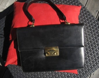 Sac cartable vintage 50's