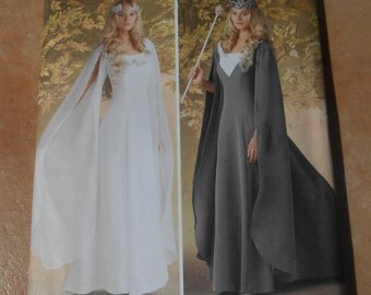 Custom Order Bridal Gown. LOTR Cosplay Galadriel. Elf Queen Dress. Renaissance Wedding Dress. Medieval Dress. Elven Dress.