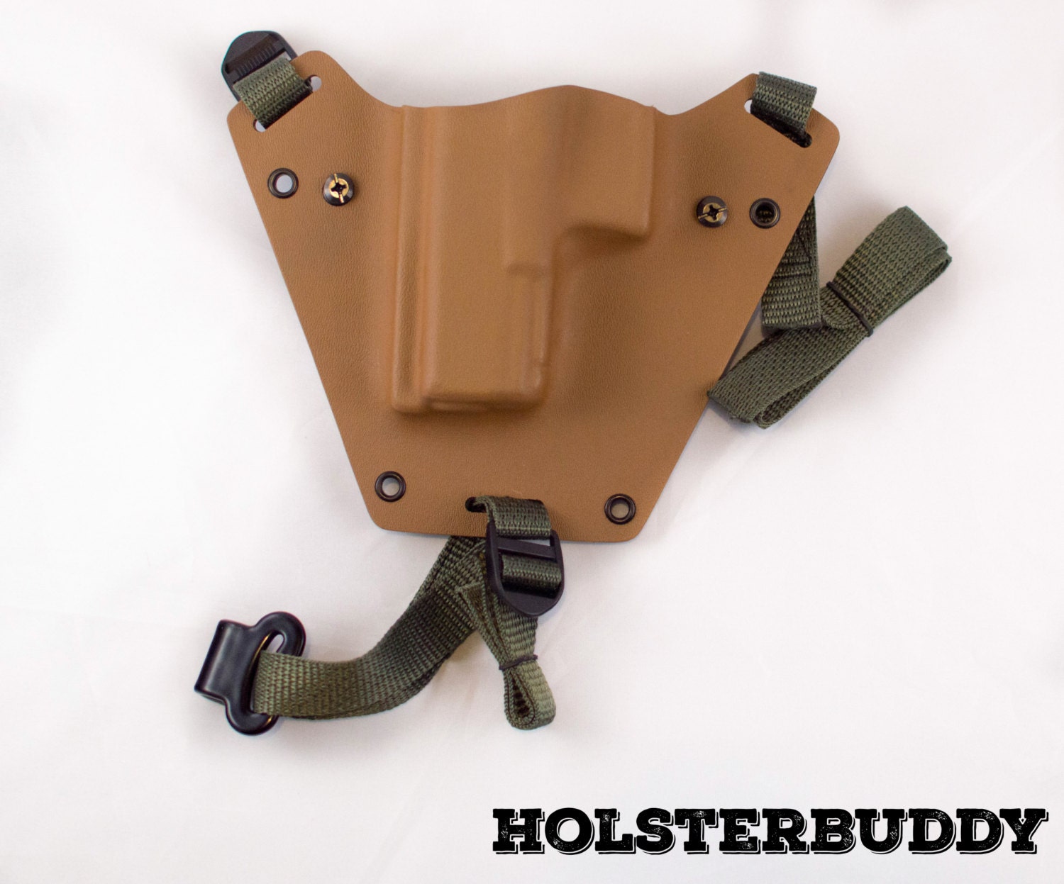 Glock 42 .380 Vehicle Holster Beef Jerky Brown