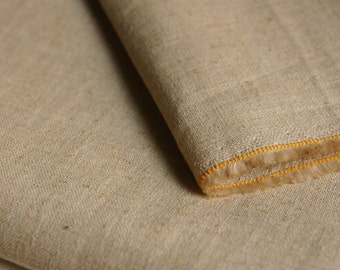 Natural Organic Linen Organic Cotton Fabric by 1/4 Metre, Organic Woven Fabric, Organic Cotton Fabric, Natural Linen Fabric Apparel Fabric