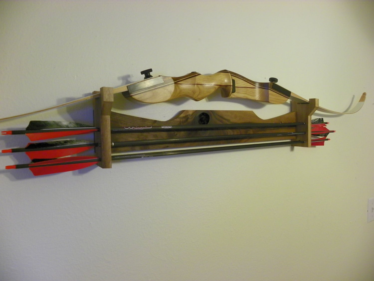 Walnut Recurve Bow Rack