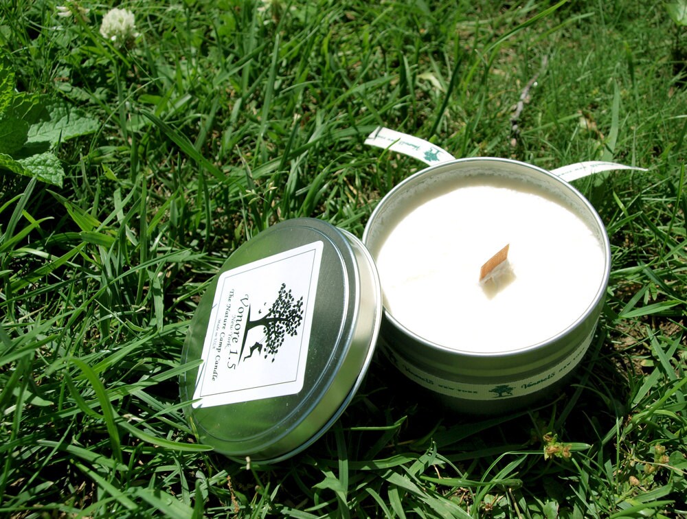 The Nature Camp Candle 8.0 oz Citronella Bug Repel Soy