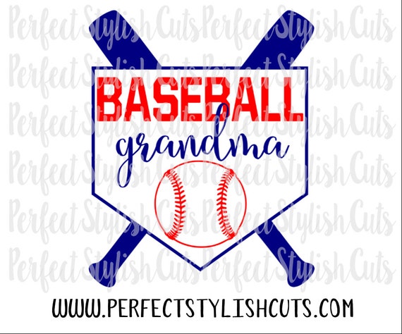 Download Baseball Grandma SVG DXF EPS png Files for Cutting Machines