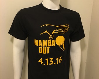 kobe mamba out shirt