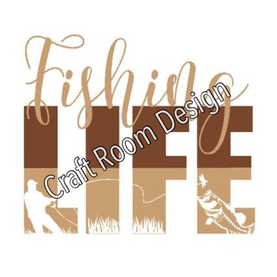 Download Fishing Life SVG Design