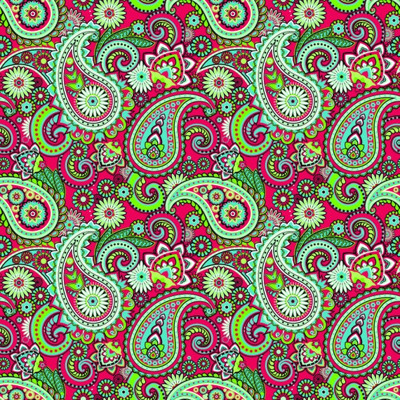 Printed vinyl sheets paisley print HTV by CraftVinylConnection