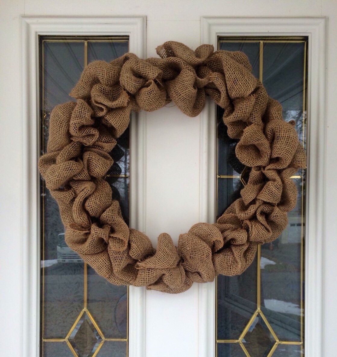 simply plain burlap wreath simply plain burlap wreath