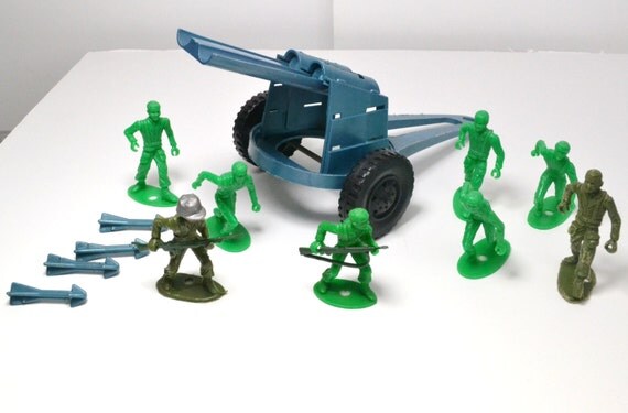 1960s Playset Military Toys Missile Launcher Army Men