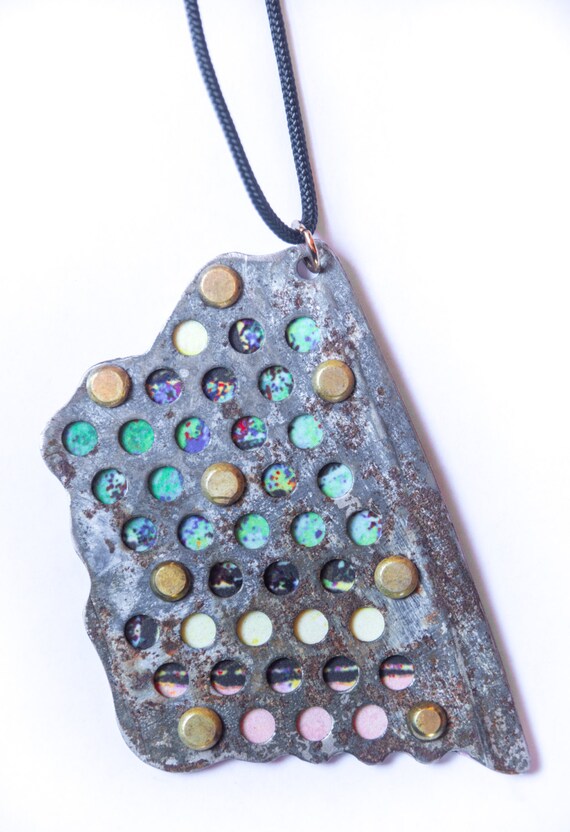 Handmade Jewelry Mixed Metal Jewelry Steel by DougFisherDesigns