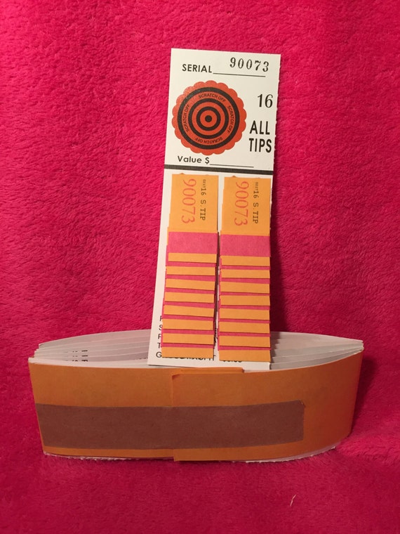 1 Dozen 16 Number Sure Tip Boards Fund Raising Raffle Tickets