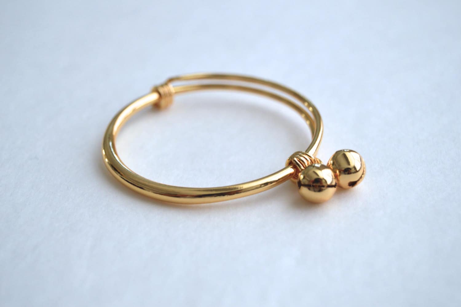 Baby gold bangle bracelet