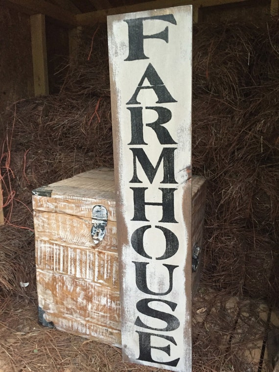 Download Rustic Wood Sign Farmhouse Vertical 3 feet by OconeeSignShack