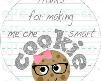 Smart Cookie Gift Tags New School Year Teacher Gift DIY