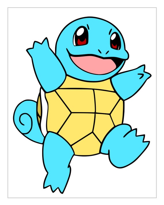 Pokemon Squirtle Cutting File by JoeCraftaBeKiddingMe on Etsy