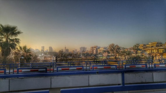 Tel Aviv in the morning near Ha Yarkon - February 26, 2016