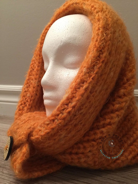 Foulard Col Snood / Capuchon Crème Grosse Maille - Accessorize - Presque Neuf