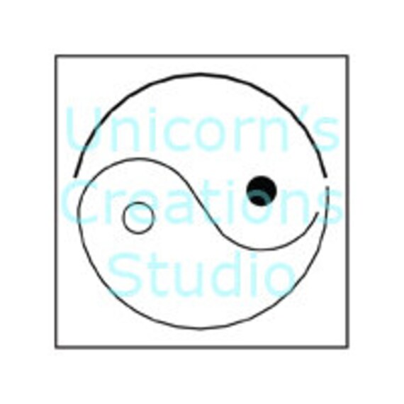 Yin Yang Stencil Scrapbooking Fabric Painting Furniture