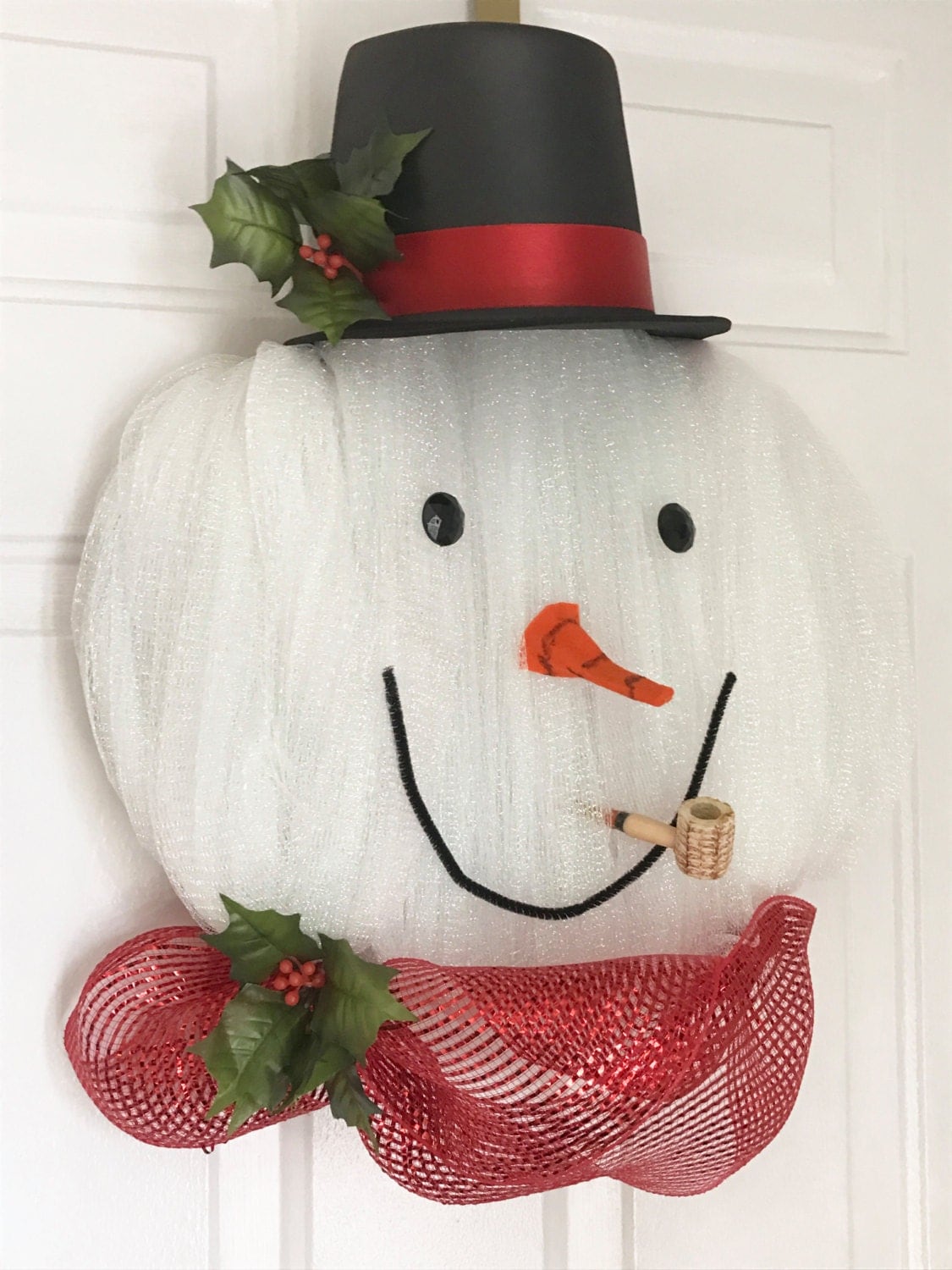 Frosty the Snowman Wreath Christmas Wreath Snowman Wreath