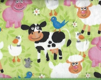 Happy Farm ,cow,pig,sheep,goose,mouse,bird,flannel