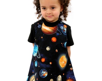 Space Baby Pinafore Dress
