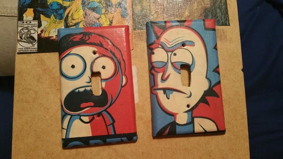 Rick and Morty Light Switch Cover