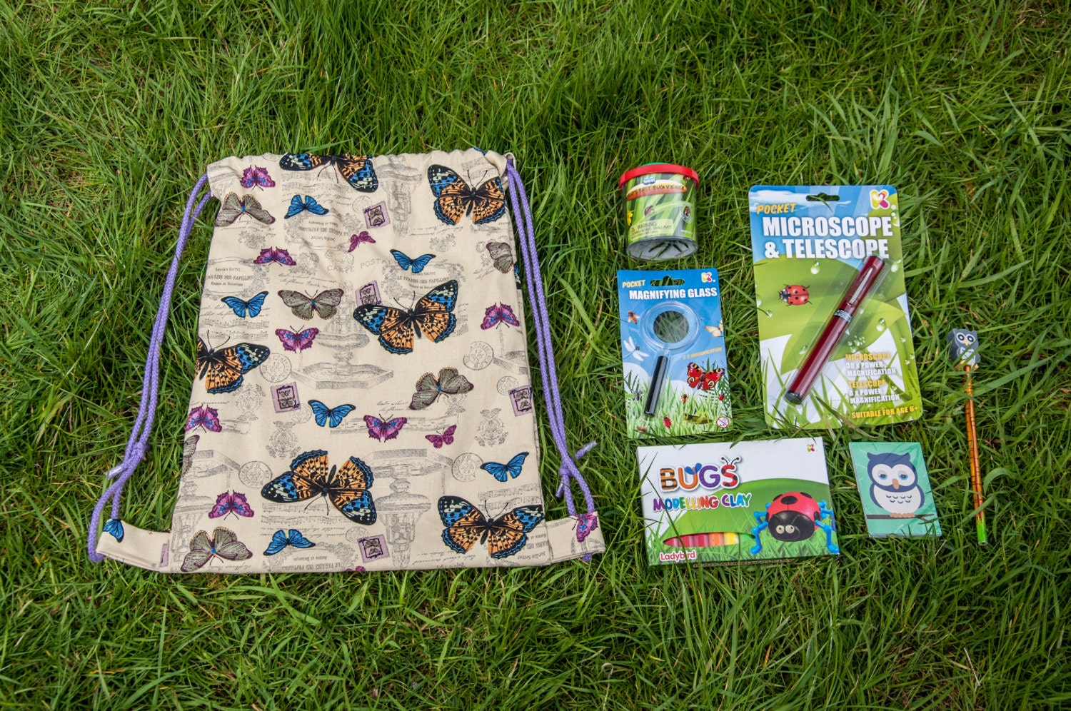 Kid's Bag with Bug Hunting kit Butterfly Kid's