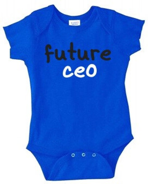 Toddler Boy's Future CEO Onesie by JustLabelsClothing on Etsy