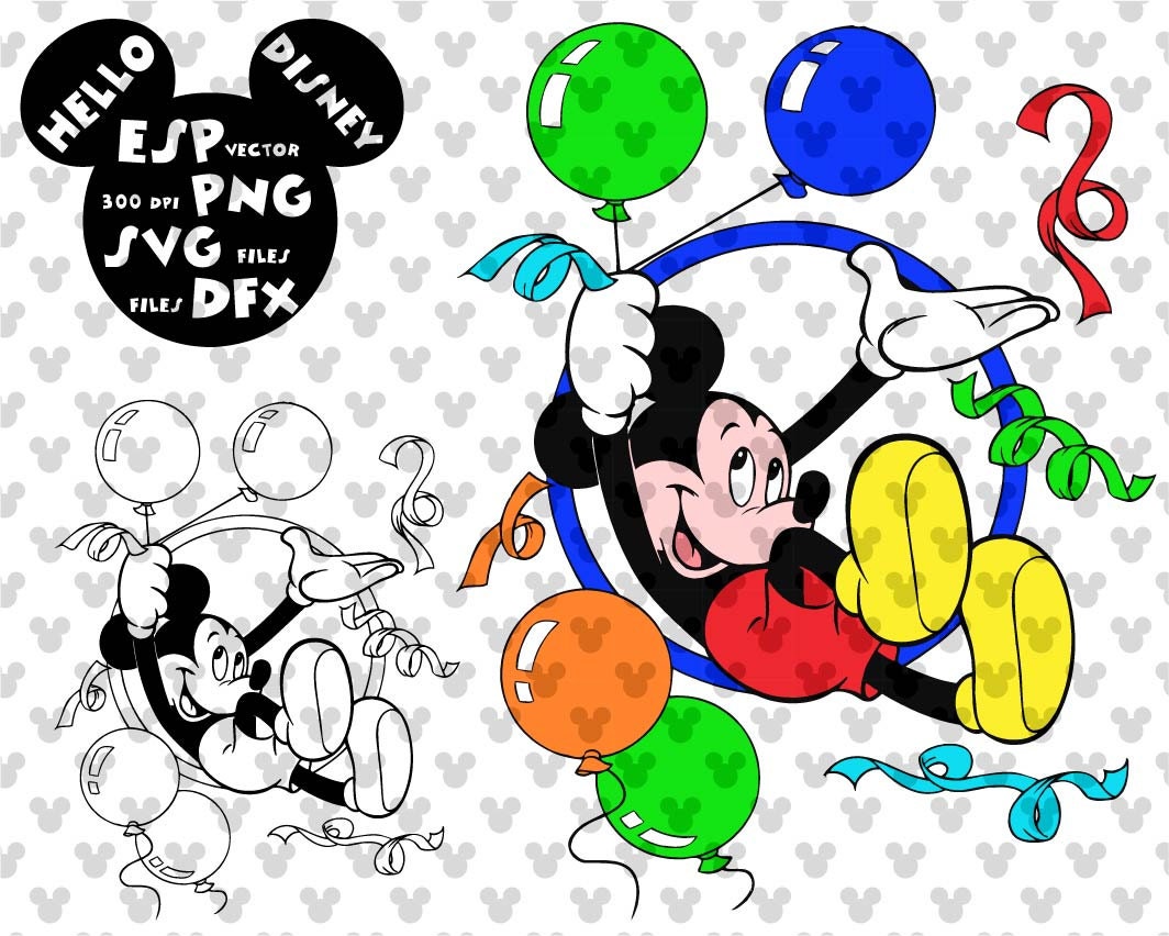 Free Mickey Mouse Happy Birthday Svg Files