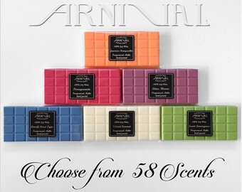 Highly Scented 100% SOY wax MELT block 100hr burn BEST natural melts for oil burners shop online fragranced candle tarts for warmers melters