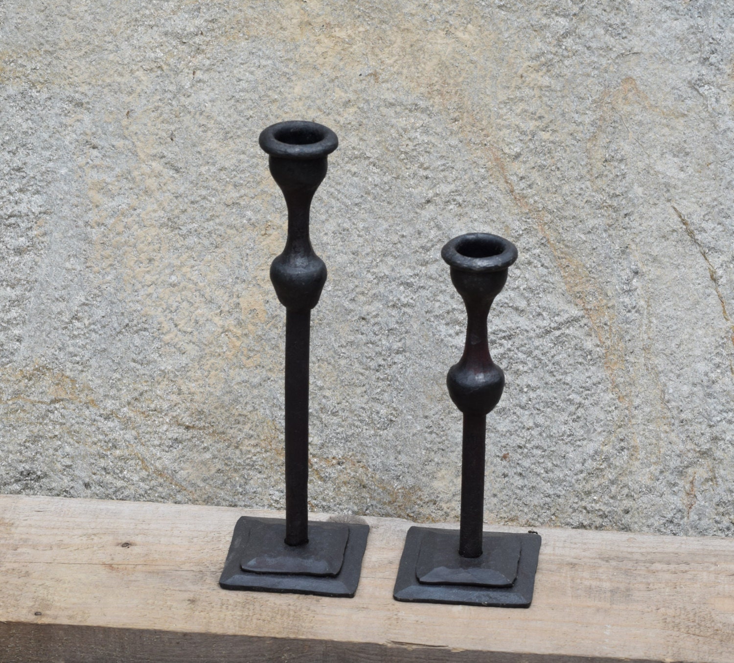 Hand Candlestick Holders Rustic Home by ColdCreekIronworks