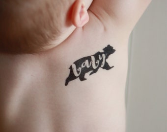 Fake Tattooetsy EUR Bear Fake Tattooetsy EUR Bear