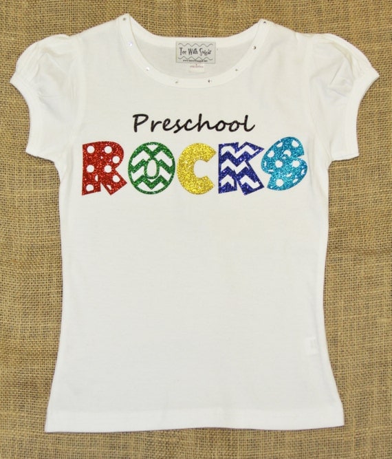 preschool rocks t shirt