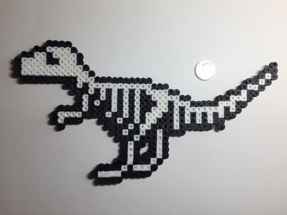 Dinosaur Skeleton Perler Bead Art By Mykatfluffy On D - vrogue.co
