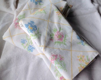 Set of vintage pillowcases