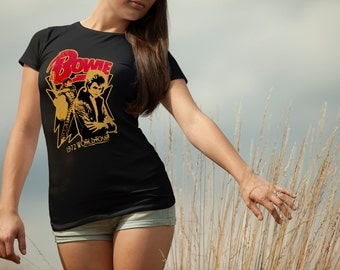 David Bowie T-shirt David Bowie Tshirt David Bowie Women Shirt David Bowie Tee Ziggy Stardust T-shirt