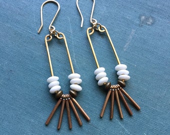 earrings brass