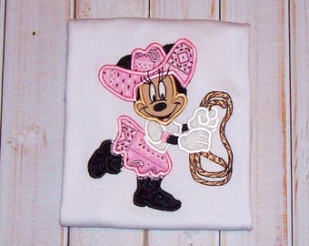 cowgirl minnie mouse shirt