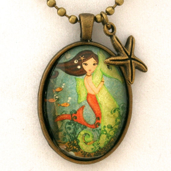 Mermaid Necklace-Gift for Kids Girls Accessories Mermaid
