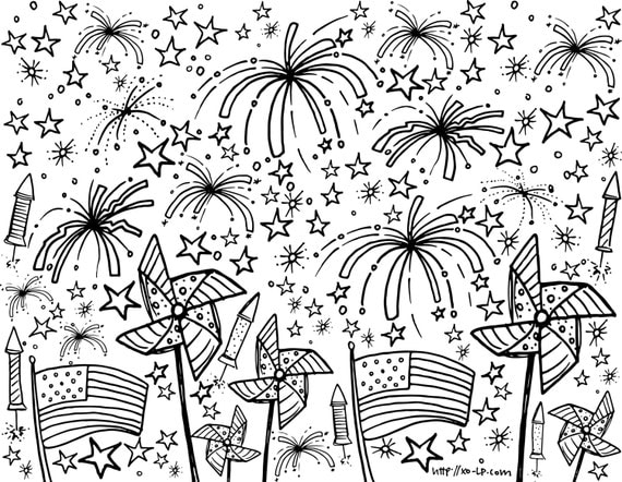 Coloring Pages For 4Th Of July 8