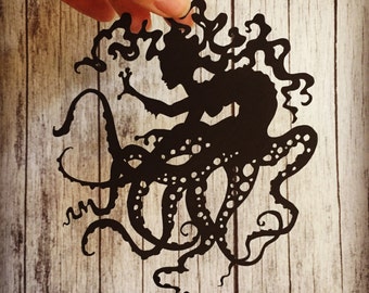 Original Papercut - Octomaid