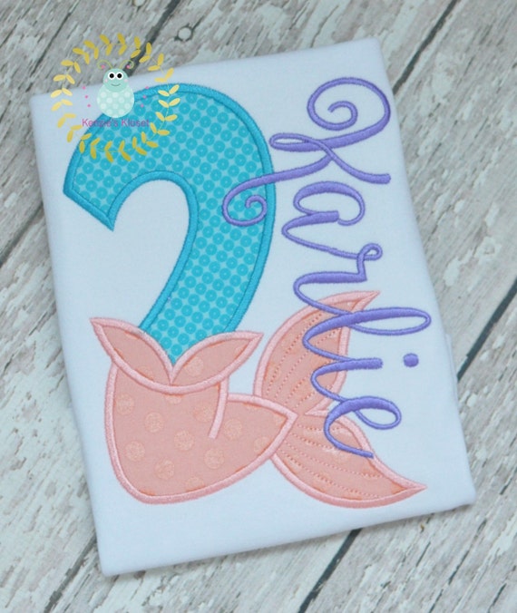 2nd birthday mermaid shirt