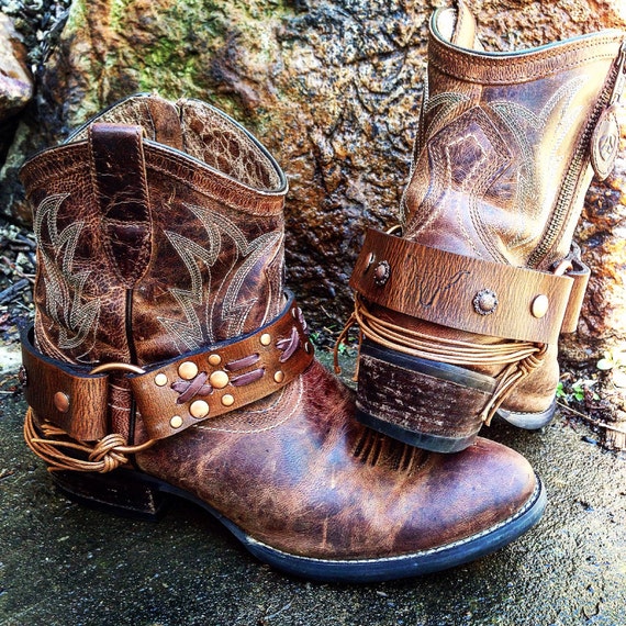 cowboy boot harness straps