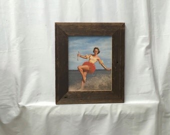 SHABBY ARCHITECTURAL Chic Salvaged Recycled Barn Wood Photo Picture Frame 8x10 374-16