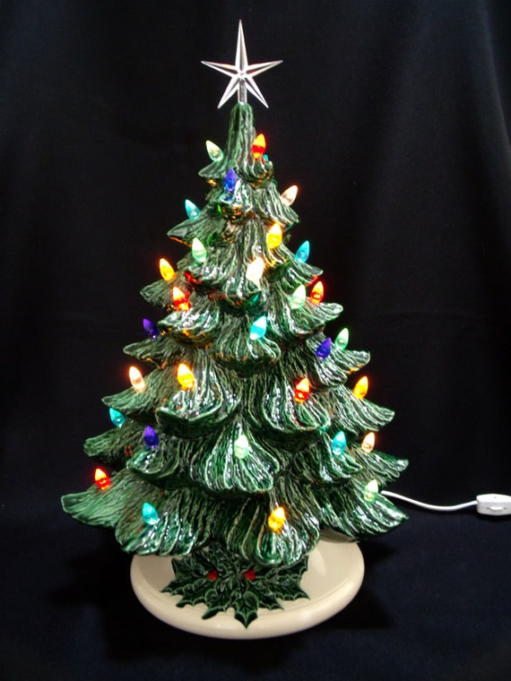 old fashioned ceramic christmas tree 19 in old fashioned ceramic christmas tree 19 in