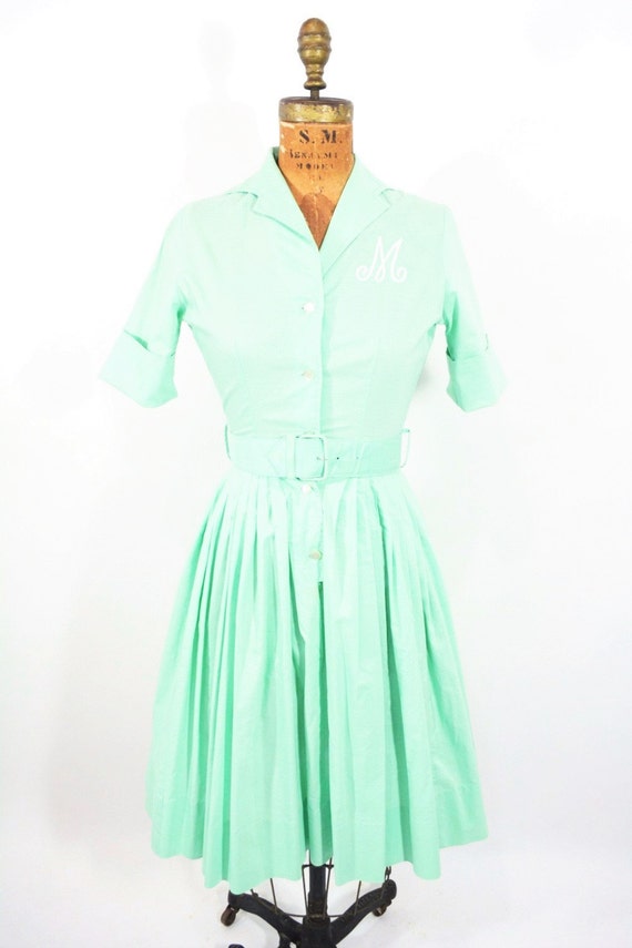 1950s shirt dress