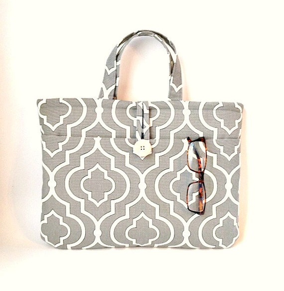 Laptop Tote 13 inch Tablet Bag Mac Book Air or Pro by MadeByJulie