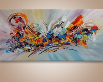 Gabriela And Catalin Abstract Modern Original Paintings By Catalin