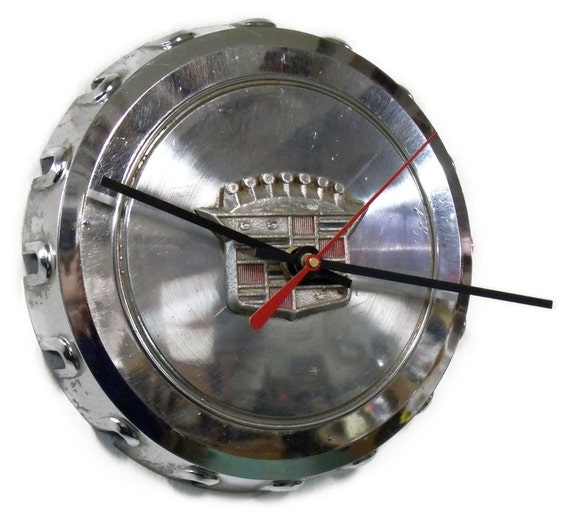 Cadillac Wall Clock made from a 1975 1984 Cadillac Fleetwood